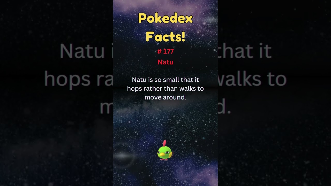 Pokedex Facts! #177 - Natu