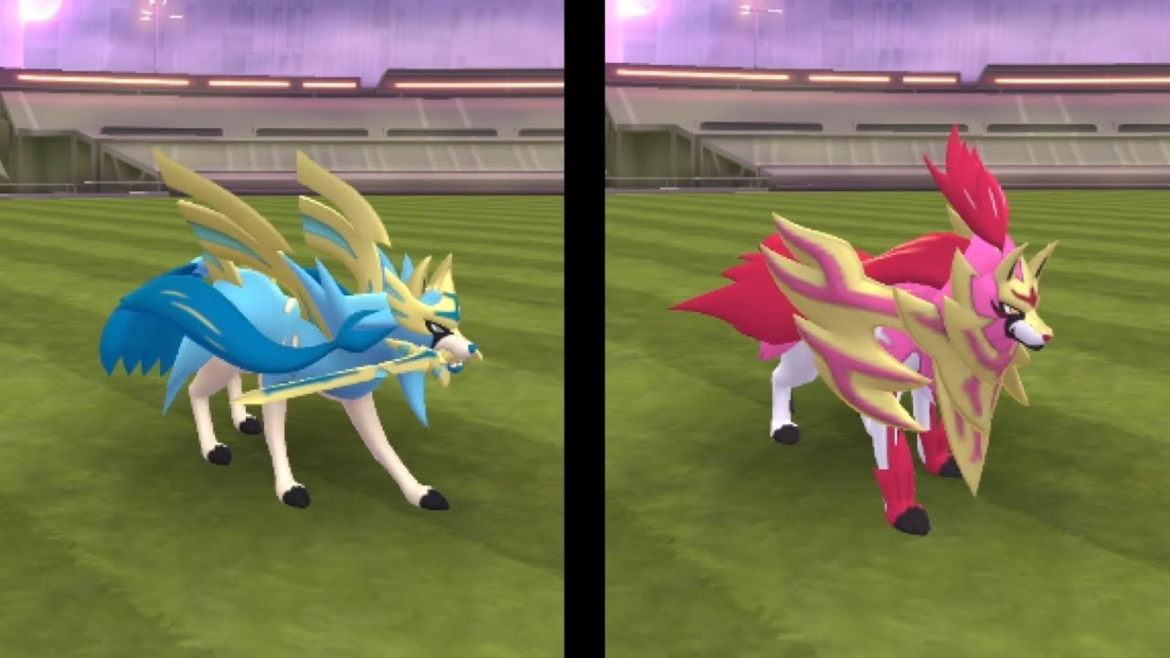 【比較】専用技を出す時の専用モーションが用意されているザシアンの「きょじゅうざん」とザマゼンタの「きょじゅうだん」【ポケモンGO】