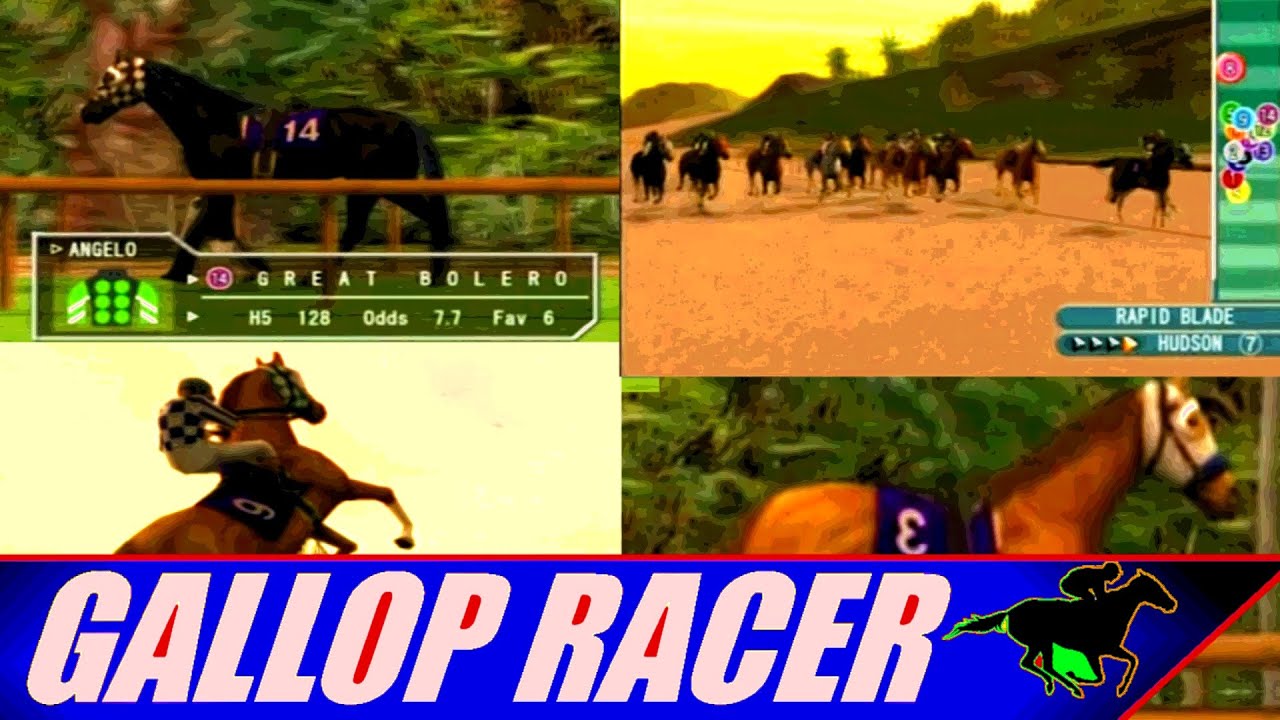 セクレタリアトとグレート・ボレロ、そして私の最高の馬たちを走らせました！ギャロップ・レーサー 2004 ギャロップ・ダート