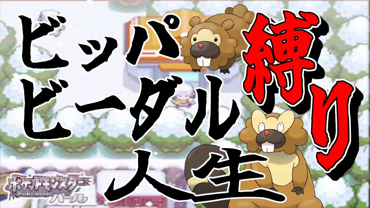 【ポケモンパール/DS】ビッパ・ビーダル縛り、人生縛りでクリアを目指します ジムバッジ7個～【ポケットモンスターダイヤモンドパール】