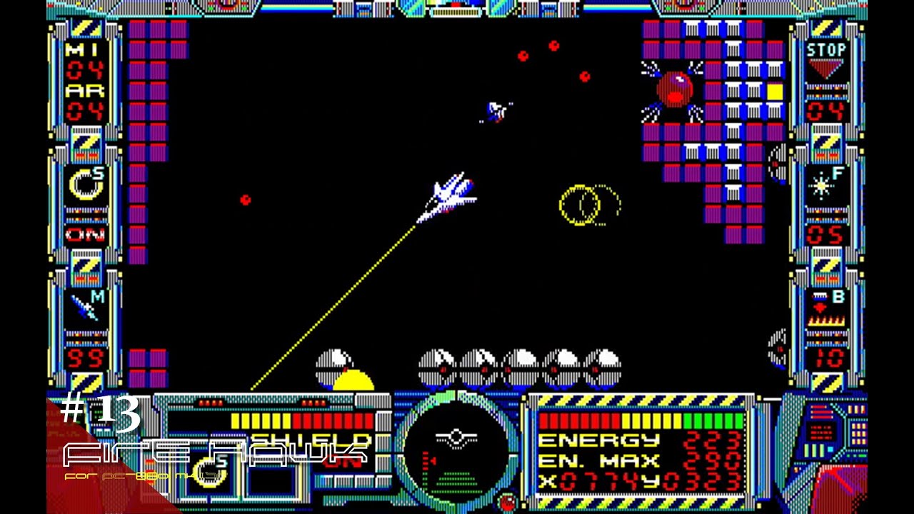 【Play】PC-8801 FIRE HAWK（ファイヤーホーク）#13 レトロゲーム