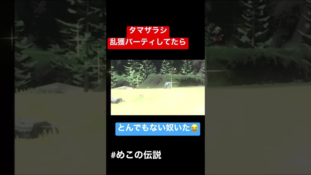 タマザラシ乱獲してたらとんでもないものを見てしまった...#ポケモン #ポケモンレジェンズアルセウス #女性実況