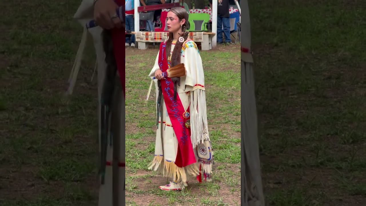 Kiowa Tia-Piah Society Princess 24-25 #indigenous #youtubeshorts #native #powwow #ytshorts #youtube