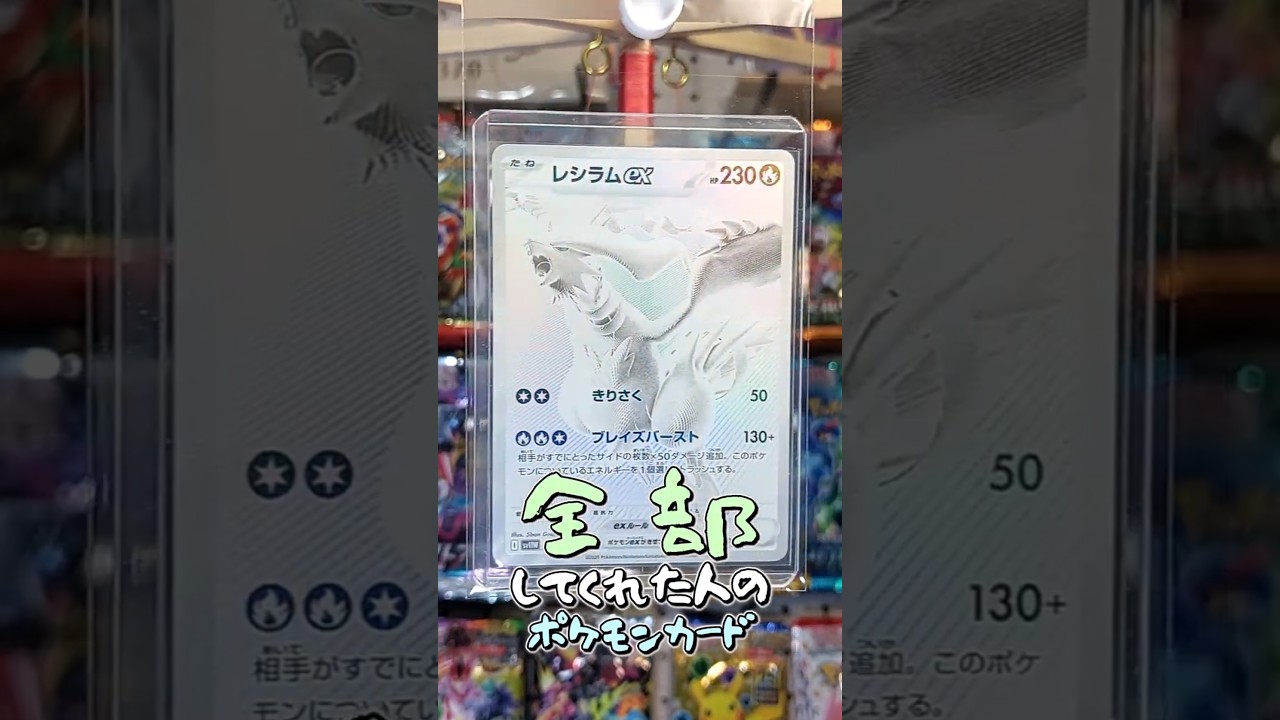 〇〇してくれた人のポケカ #レシラム #ゼクロム #メガブレイブ #メガシンフォニア #イーブイガーデン #ポケポケ #ポケカ