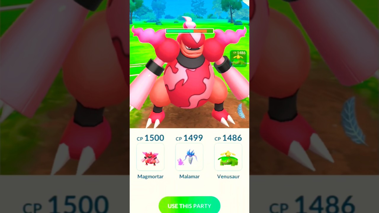 Magmortar 🔥 Shadow 😈 Malmar 😈 Shiny ✨ Venusaur 🌿 || @PoKePrince79 #shorts #pokemongo #gblteam