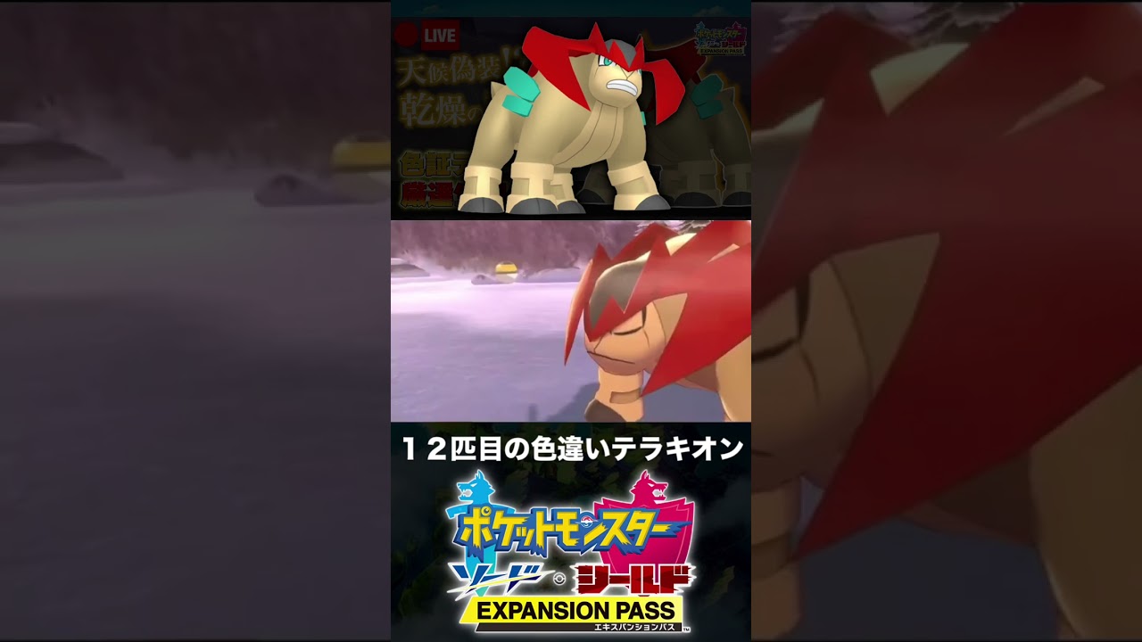 12匹目の色違いテラキオンと邂逅した男【ポケモン剣盾】