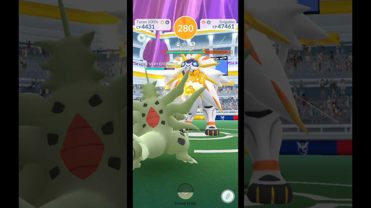 Finally I Got Solgaleo Raid in #pokémongo #shorts