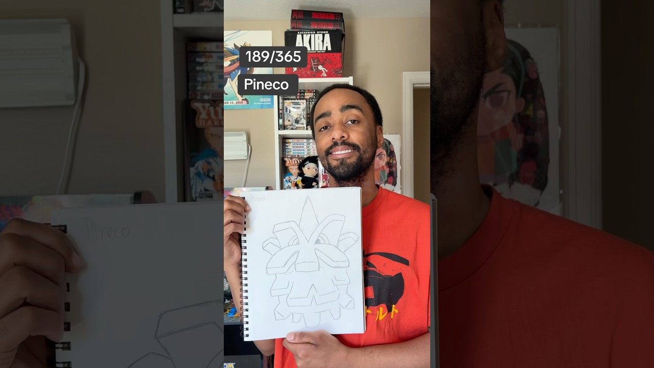 Drawing Pineco #drawing #pokemon #pokémon #drawings #pineco #johto #drake #art #draw #treysongz
