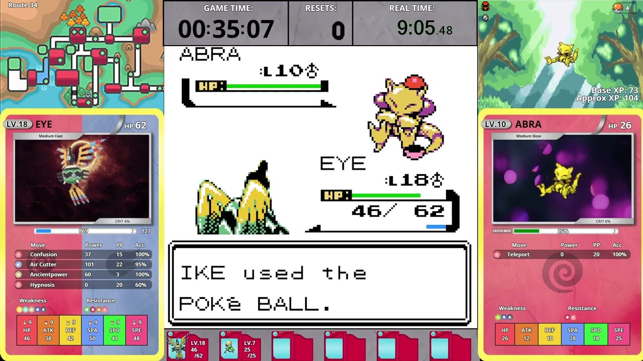 Backport Race: Sigilyph in Pokemon Crystal