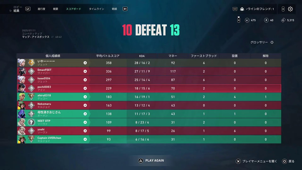 csヴァロラントレディアン卜になるために🥲