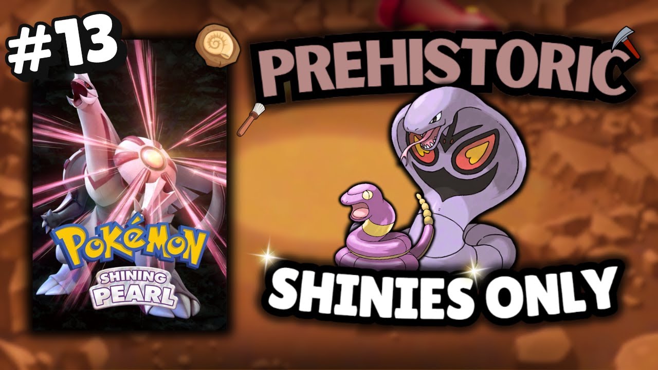 We found our SHINY Ekans! | Pokemon BDSP but I can only use Prehistoric SHINIES stream #13