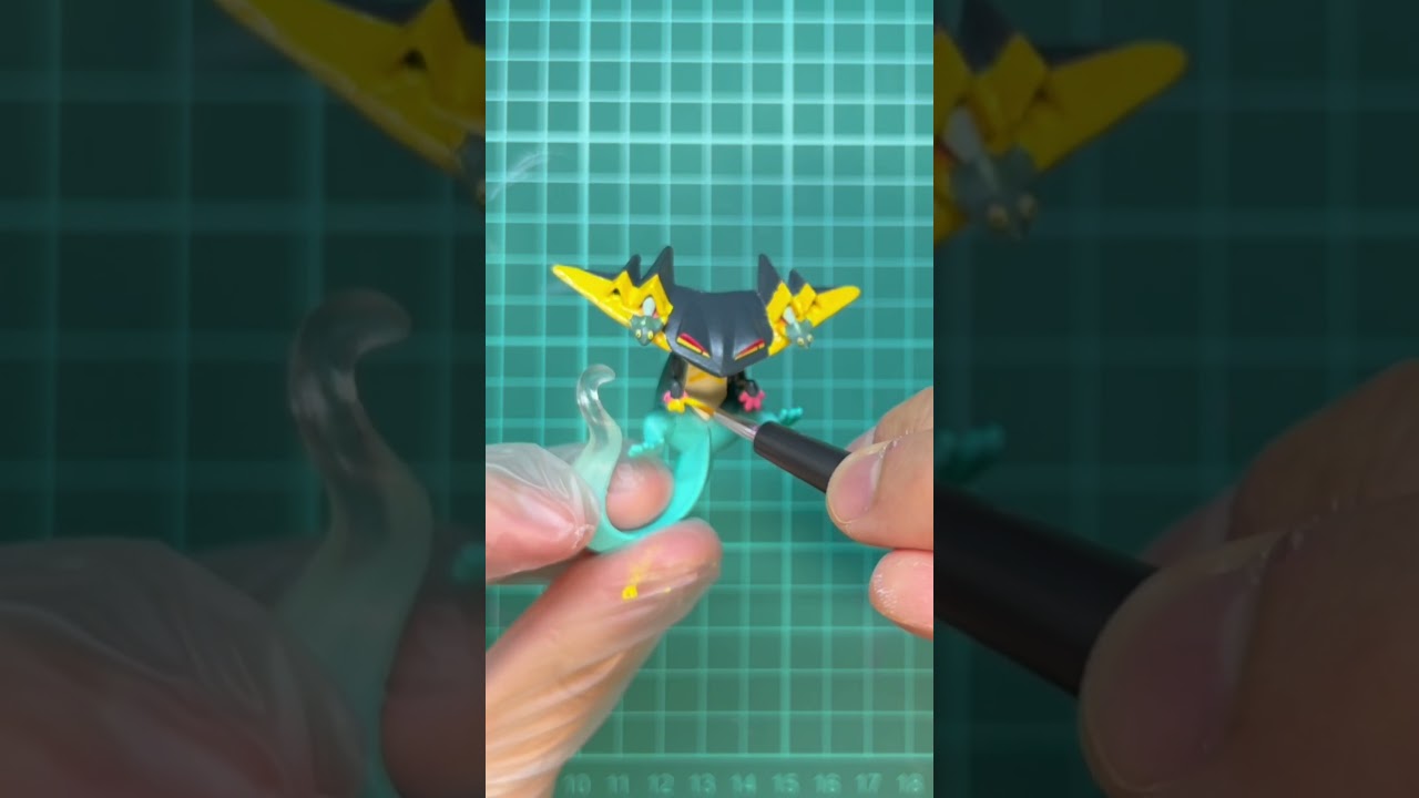 【ドラパルト】モンコレ 色違い塗装！#shorts