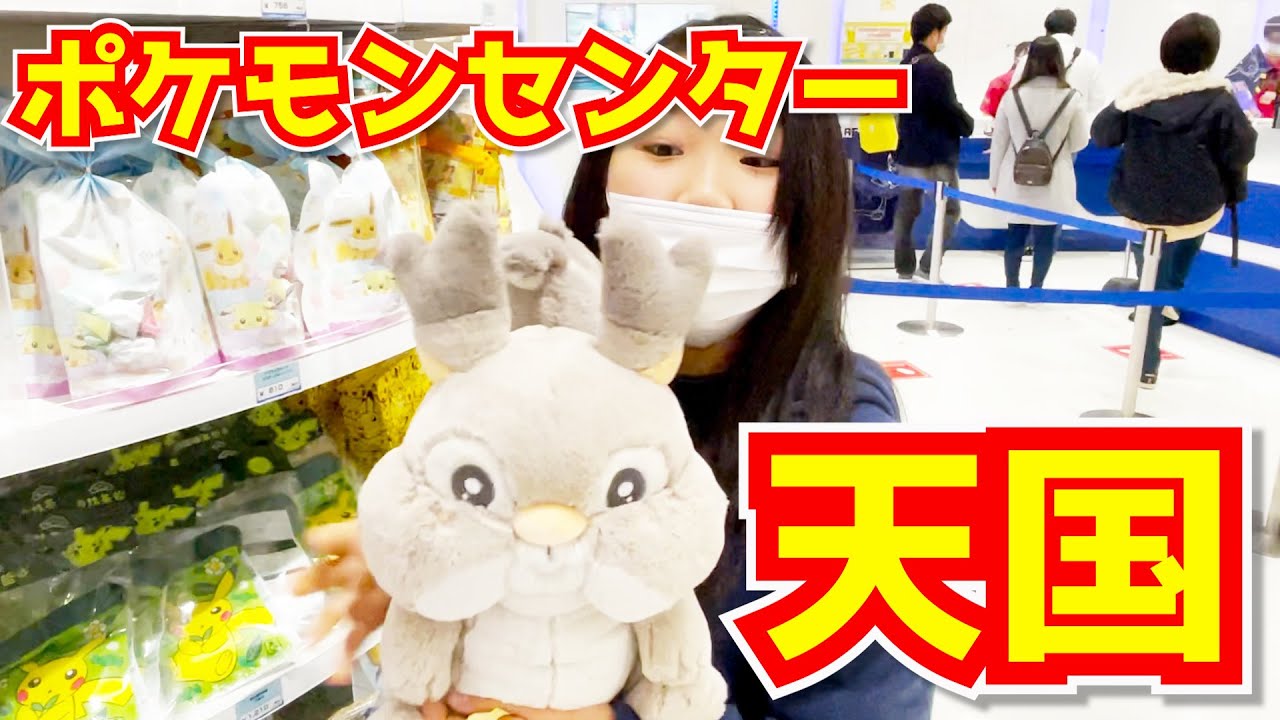 【ポケモン】ポケモンセンターは天国！ホシガリス＆イーブイ愛が強すぎる pokemon