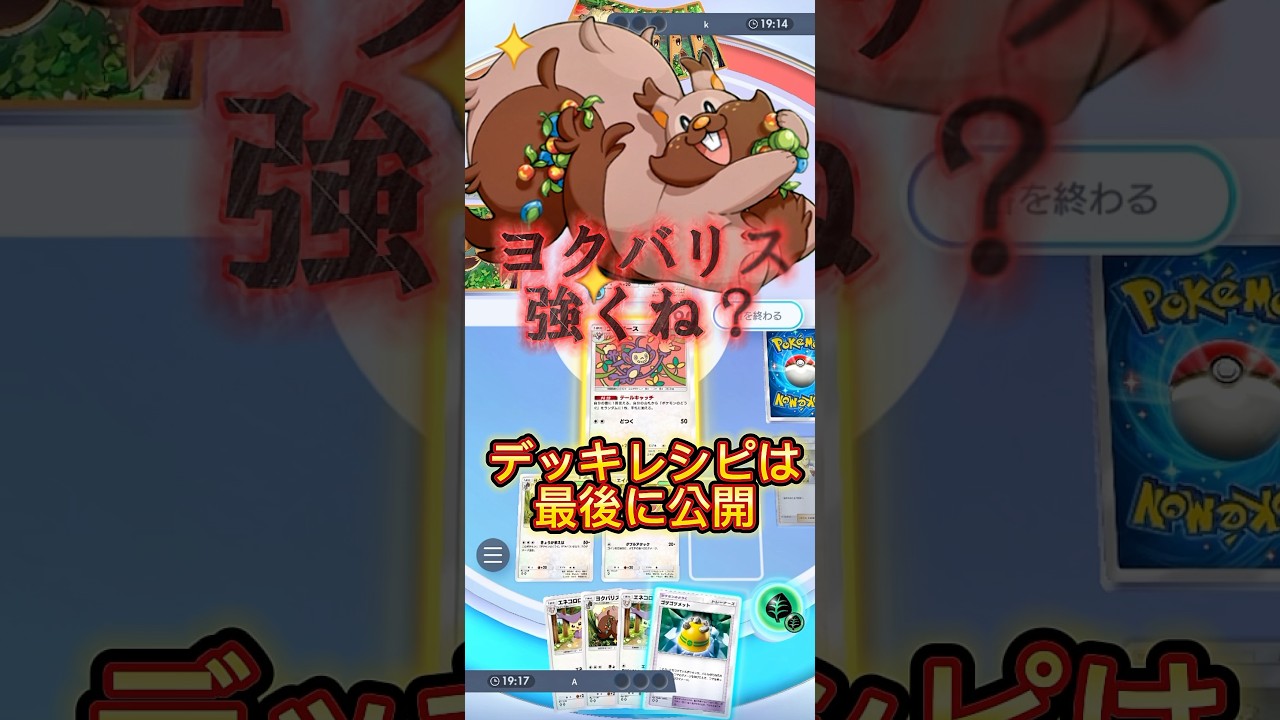 【ポケポケ】ヨクバリス強いよな？【デッキ紹介】【イーブイガーデン】/Pokémon Trading Card Game Pocket