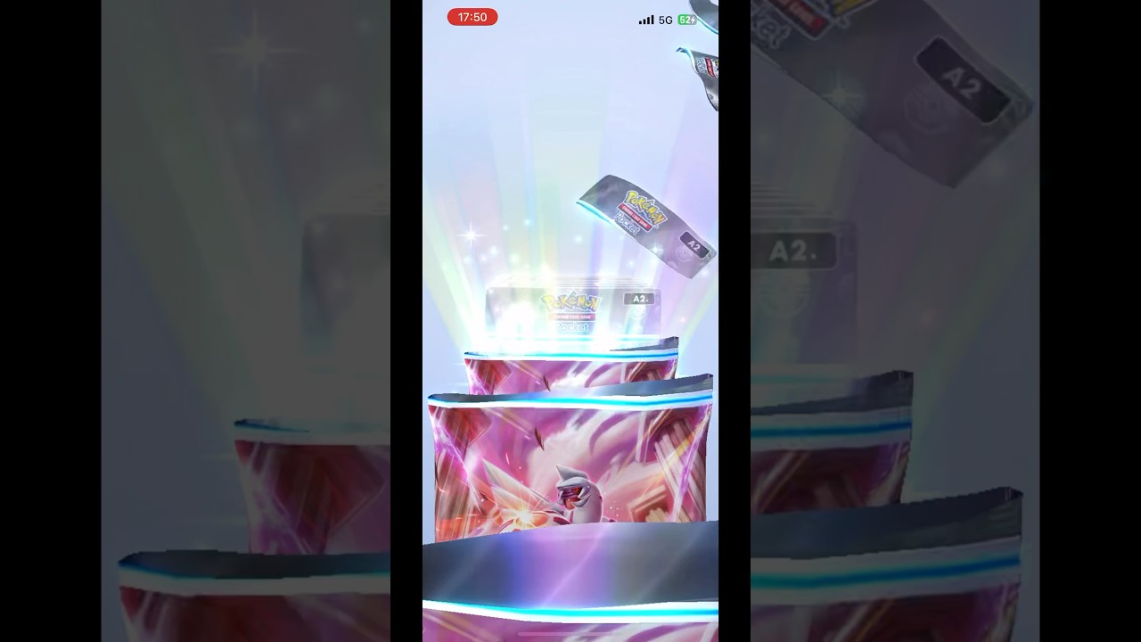 【ポケポケ】時空の激闘《パルキア》を初回10パック開封したら可愛いポケモンが沢山出てきた(☆∀☆)#shorts #ポケポケ #ポケモン #ポケモンカード #時空の激闘 #パルキア