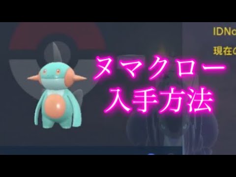 【ポケモンSV】【藍の円盤】ヌマクロー入手方法