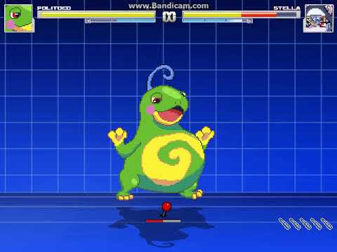 【vore/ケモ呑み】MUGEN ニョロトノ(Politoed)→イヌ科女性獣人勢