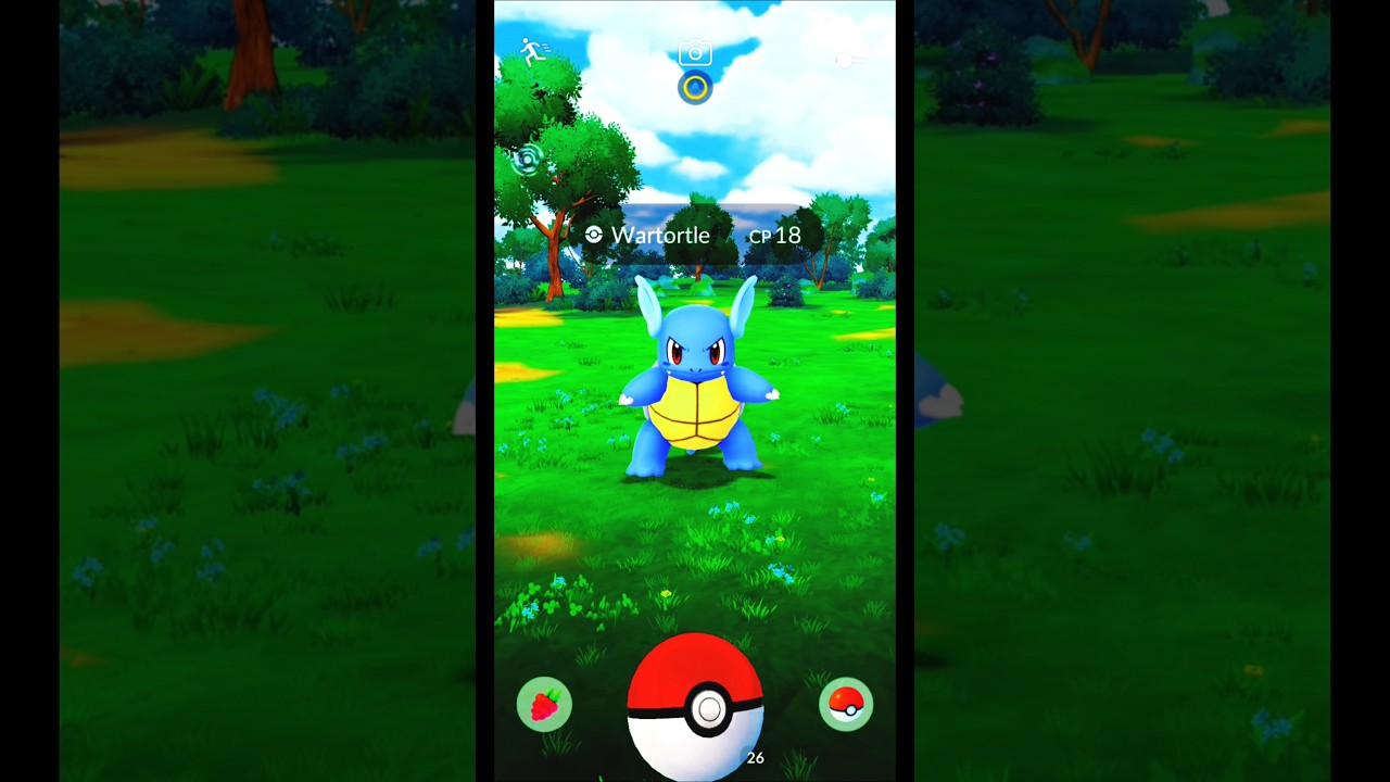 #Shorts Wartortle CP 18 in Pokemon GO? So What CP Does Squirtle Need Before Evolving?