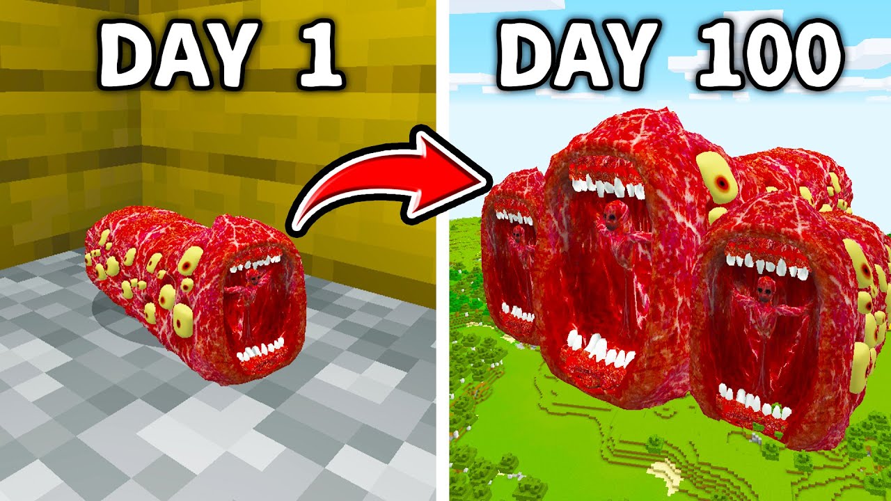 トレインイーターとして100日間生きた結果！？【マイクラ都市伝説・まいくら】