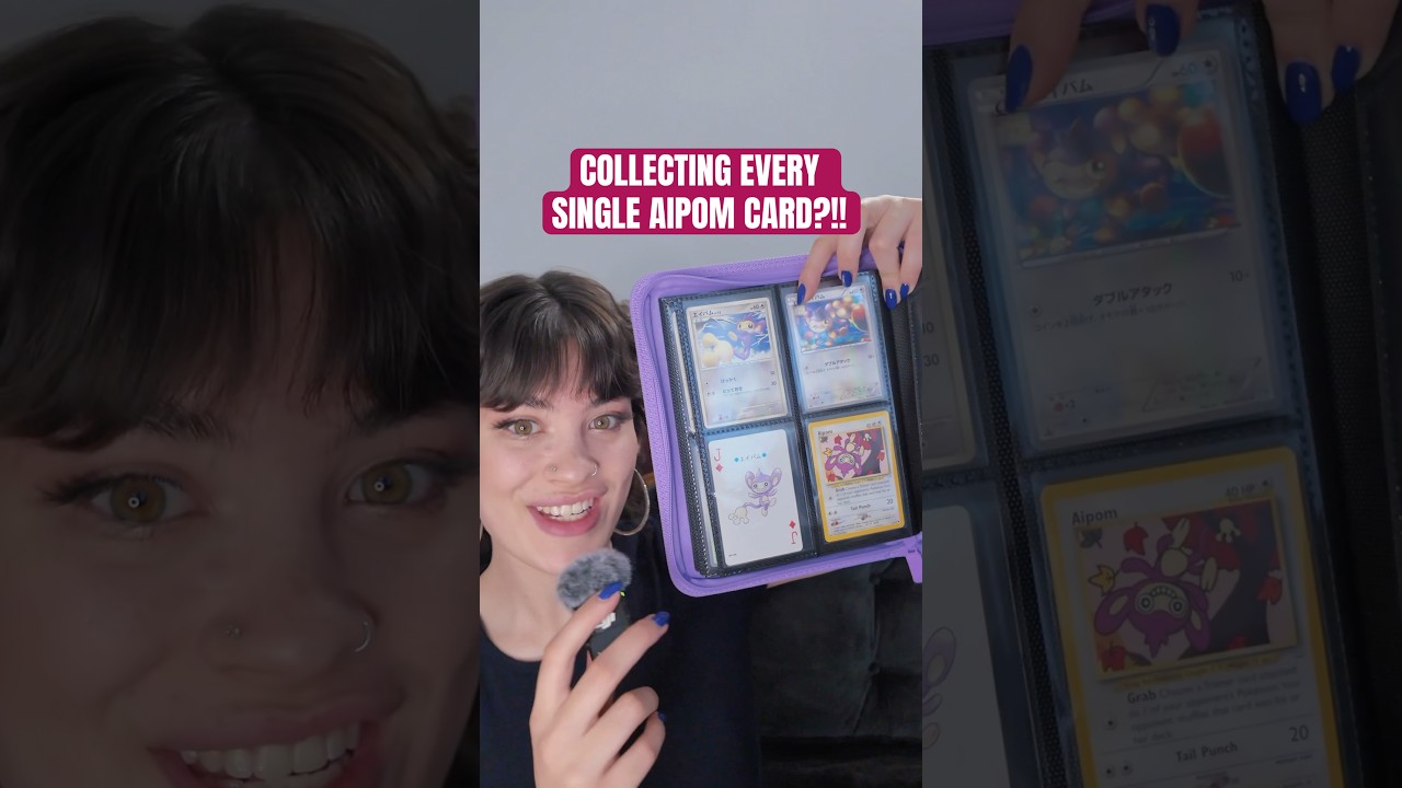 Collecting every single Aipom card! #pokemonchannel #pokemoncards #tcg #aipom #pokemontcg #tcgpulls