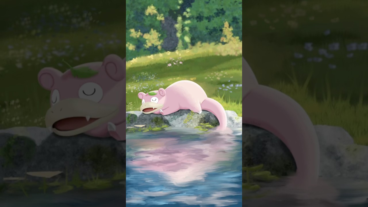 What do you think?? I drew Slowpoke (ヤドン)! #PokéPapi Learns How To Draw #Pokémon
