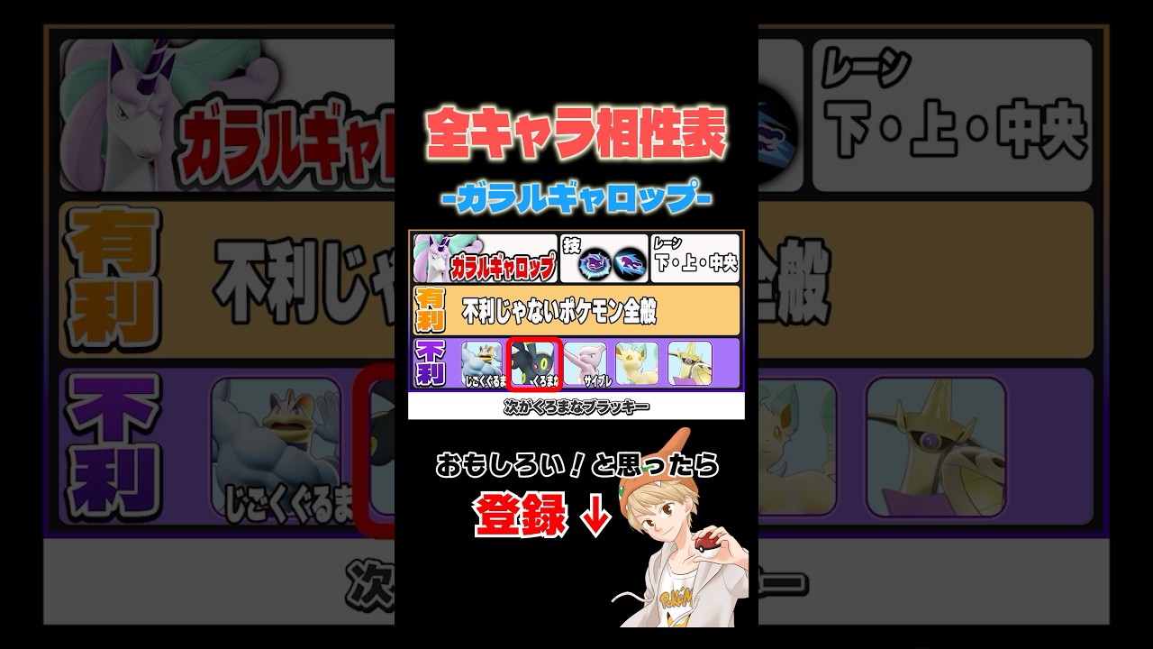 最新アプデで弱体化なし！最強ポケモン「ガラルギャロップ」の対策教えます #ポケモンユナイト #pokemonunite #ユナイト