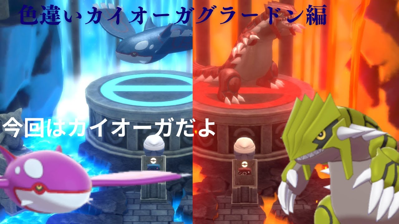 【BDSP乱数調整】色違いカイオーガ乱数調整成功