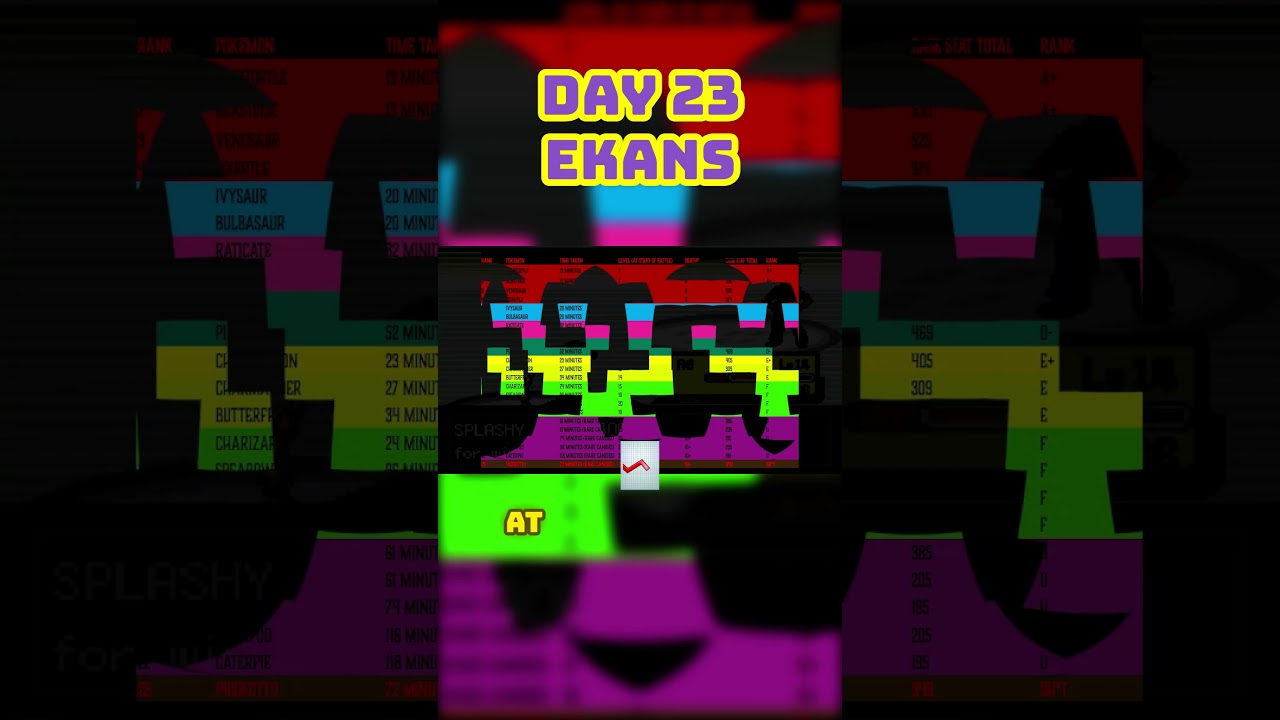 Day 23 - Ekans #pokemon #gaming #firered #retro #redandblue #nintendo #brock #nostalgia #shorts