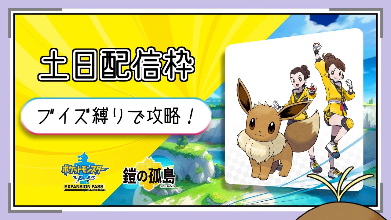 ブイズ縛りの旅！追加コンテンツ！　#4  【ポケモン剣盾】