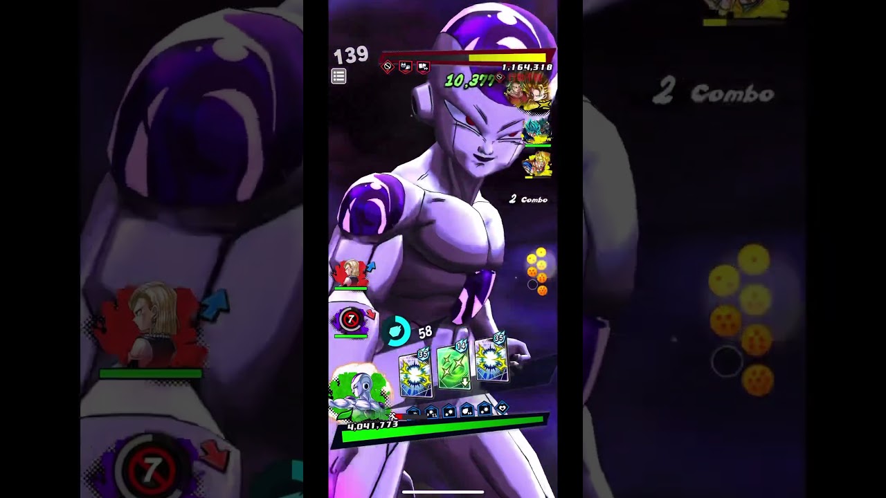 完凸したイベント産フリーザの特殊4連発 #ドラゴンボールレジェンズ
