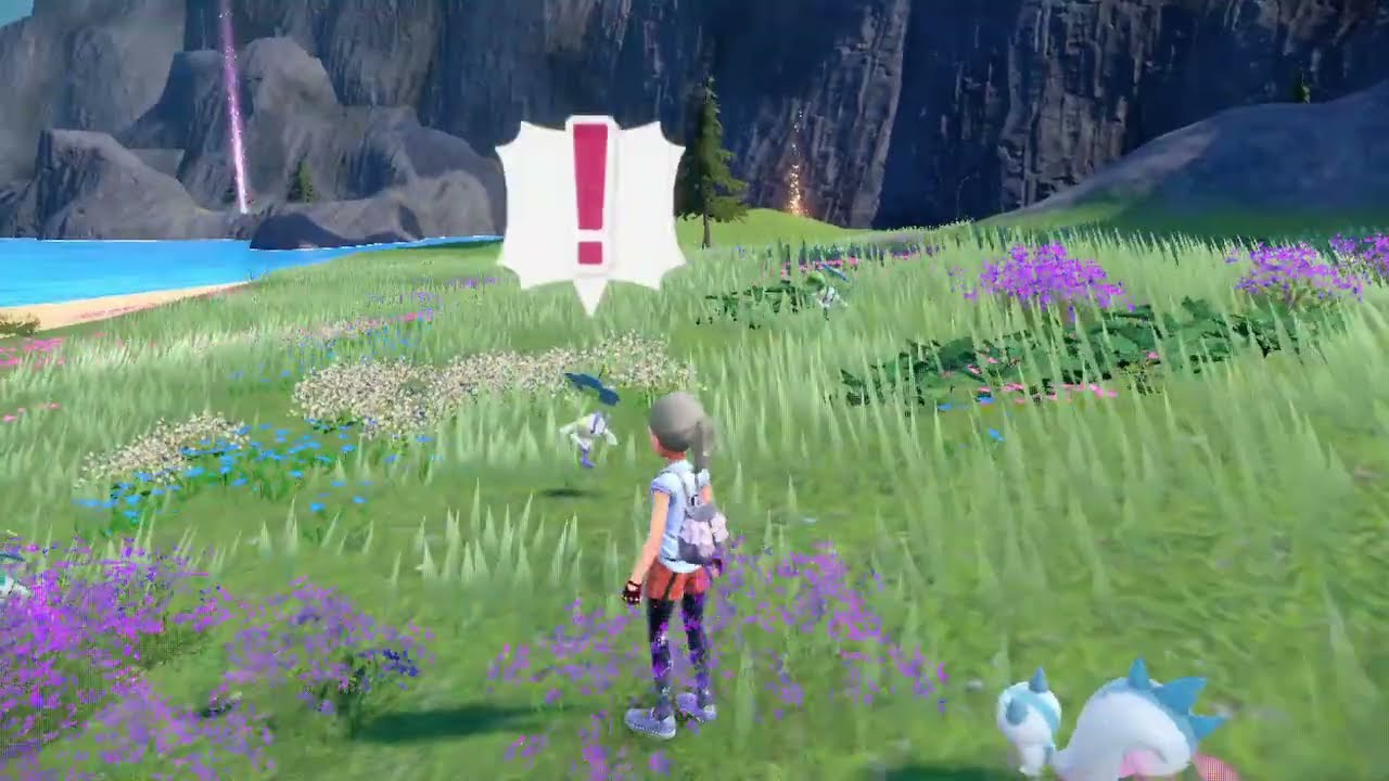 フラエッテ(あおいはな)　色違い　2～3秒、11秒に画面がグルっと動きます