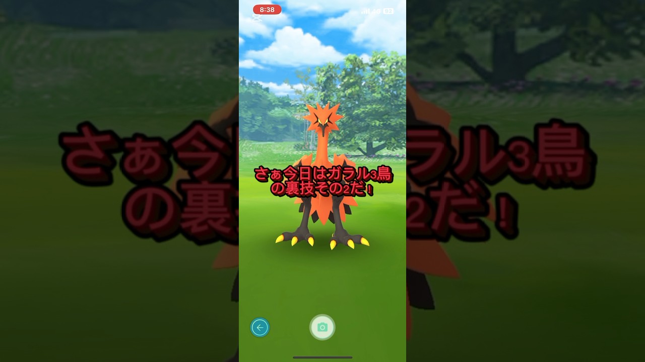 【㊙️裏技検証】ガラル3鳥、これで捕まるってマジ？【ポケGO】