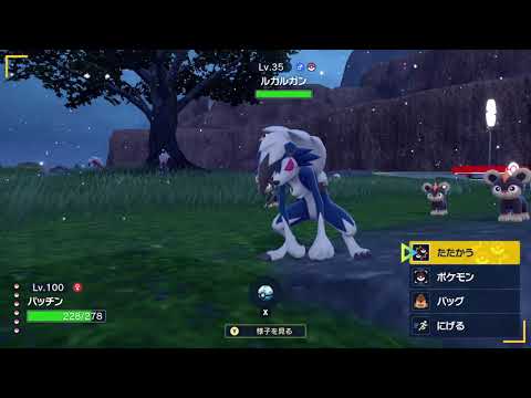 ルガルガン(まよなかのすがた)　色違い