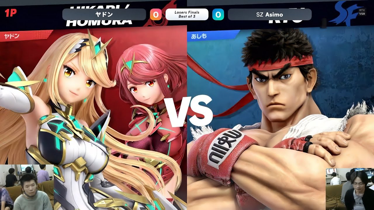第297回スマACT Losers Finals - ヤドン(ホムラ/ヒカリ) vs Asimo(リュウ) - スマブラSP大阪大会