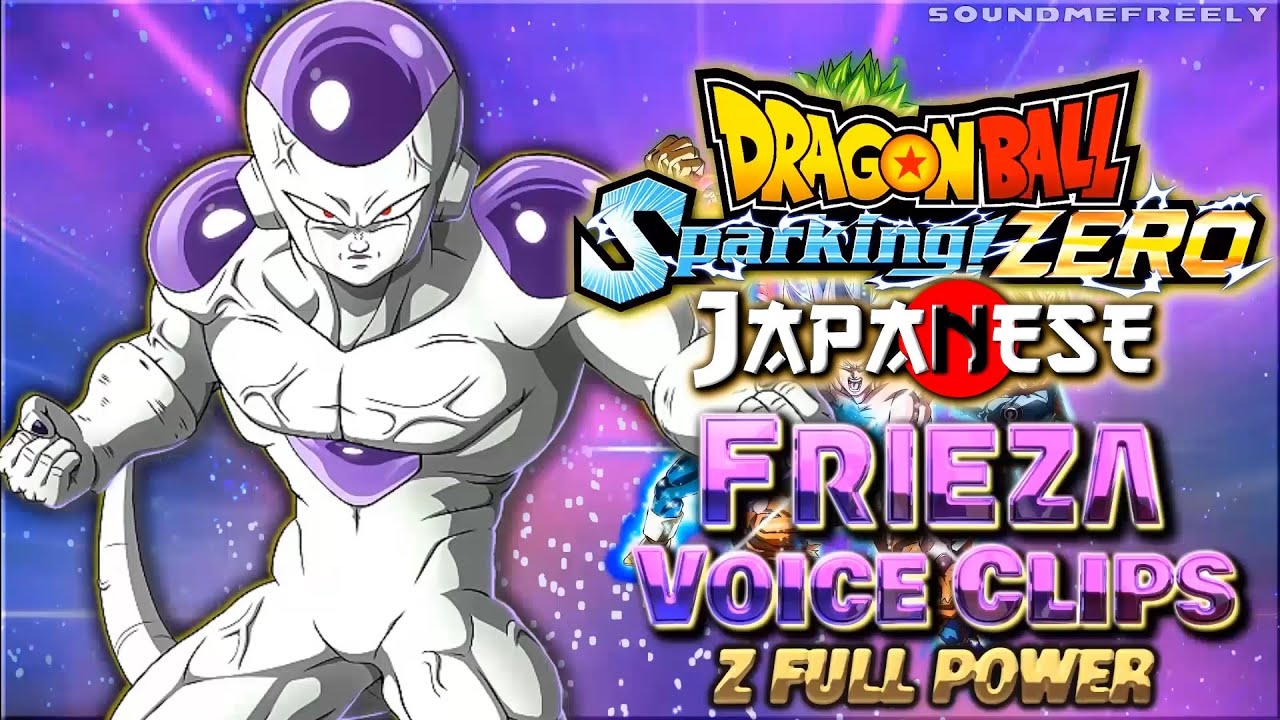 All Frieza Voice Clips • Z Full Power • Dragon Ball Sparking! ZERO • Lines (Ryusei Nakao) JAPANESE