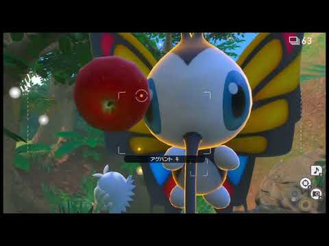 【Newポケモンスナップ】アゲハント　秘密のお食事