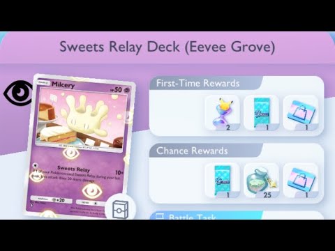 Pokémon TCG Pocket - Alcremie Drop Event [Beginner] | Sweets Relay Deck (Eevee Grove)