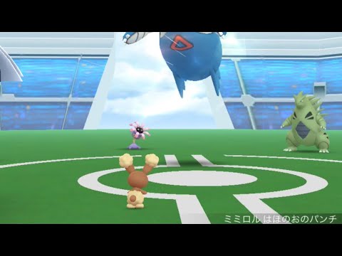 ポケモンGO  ラティオス  ミミロルで戦う