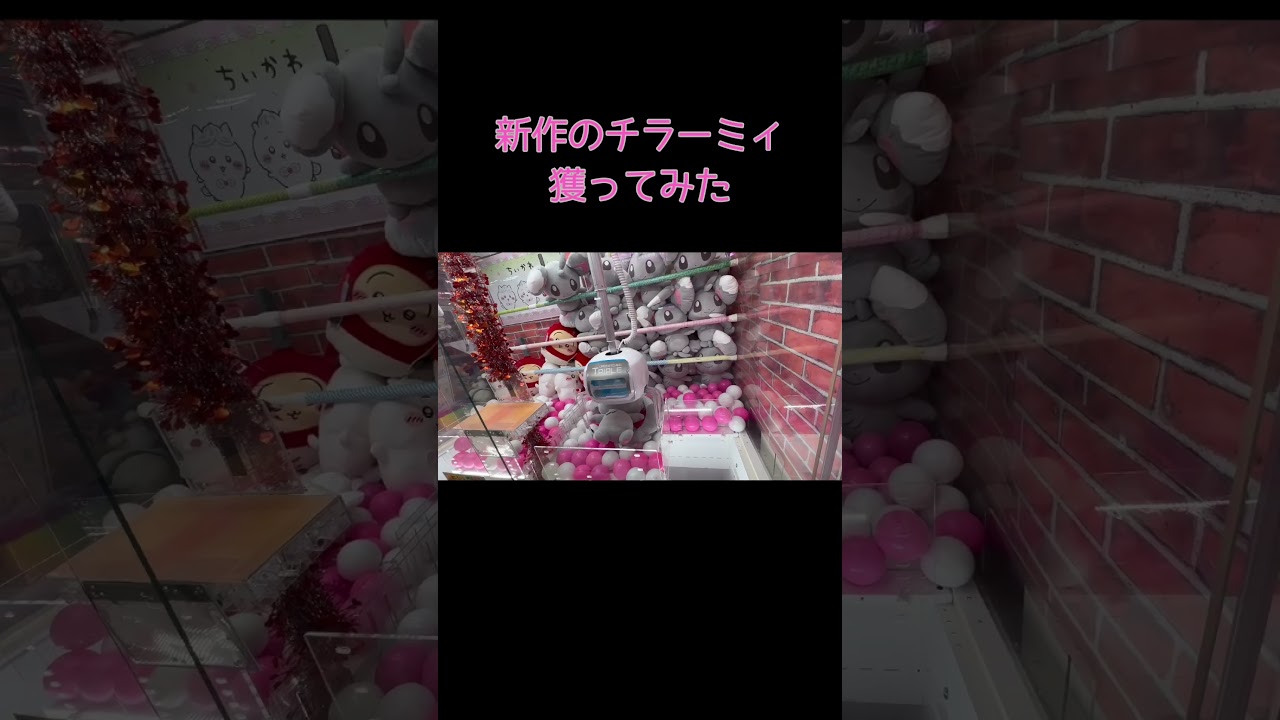 【新作のチラーミィ】#clawmachine #クレーンゲーム #ufoキャッチャー #pokemon #ポケモン #チラーミィ#minccino