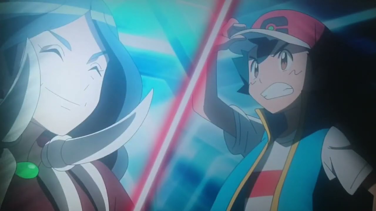 ポケットモンスター　第１０４話　サトシ　ネギガナイト　VS ドラセナ　メガチルタリス