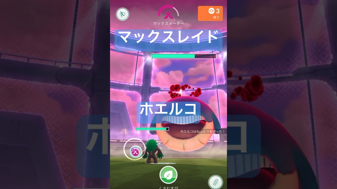 ホエルコのダイマックスレイド参戦動画#ポケモンgo #pokemongo