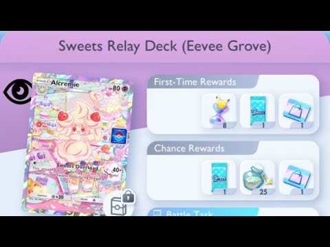 Pokémon TCG Pocket - Alcremie Drop Event [Expert] | Sweets Relay Deck (Eevee Grove)