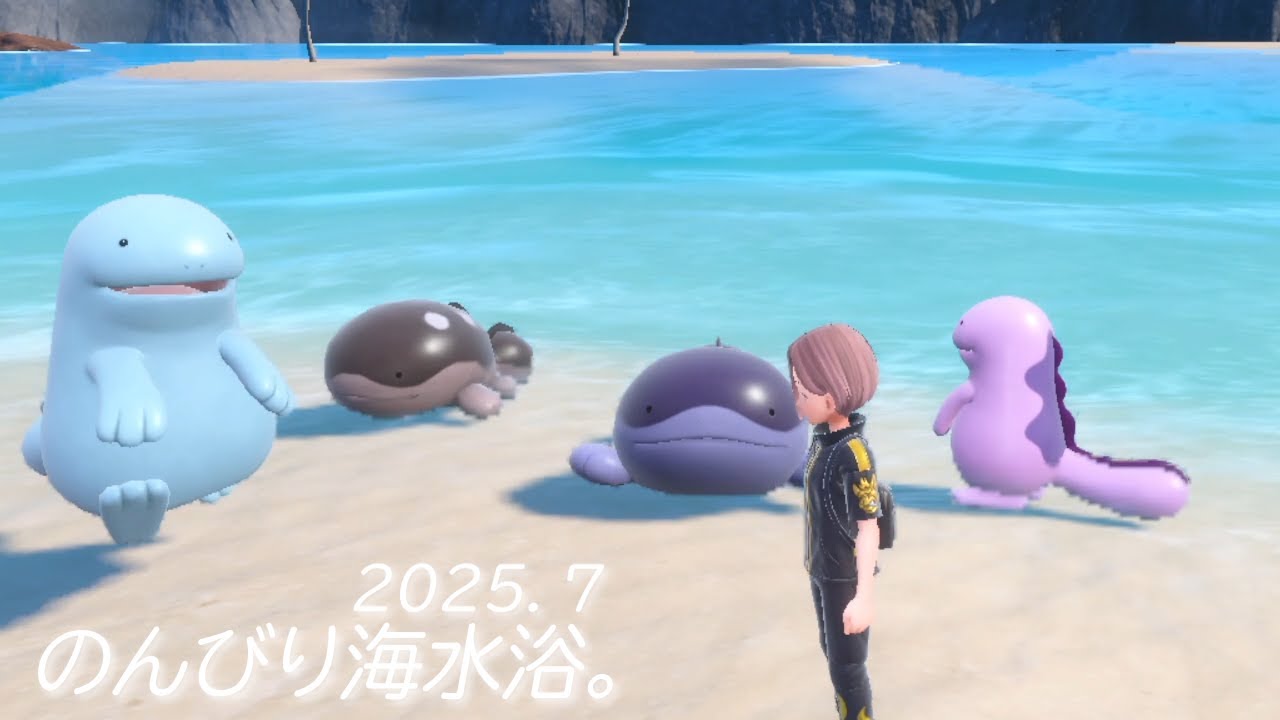 ヌオーとドオーののんびり海水浴2025【ポケモンSV】