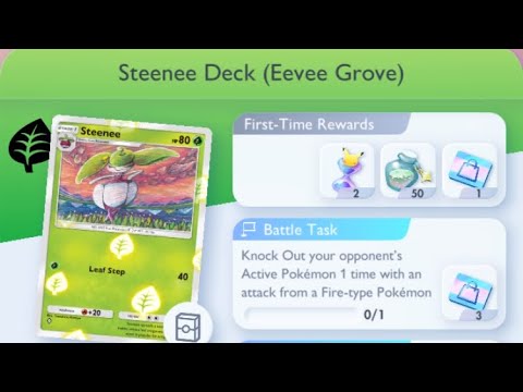 Pokémon TCG Pocket - Step-Up Battle [Beginner] | Steenee Deck (Eevee Grove)