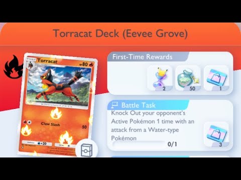 Pokémon TCG Pocket - Step-Up Battle [Beginner] | Torracat Deck (Eevee Grove)