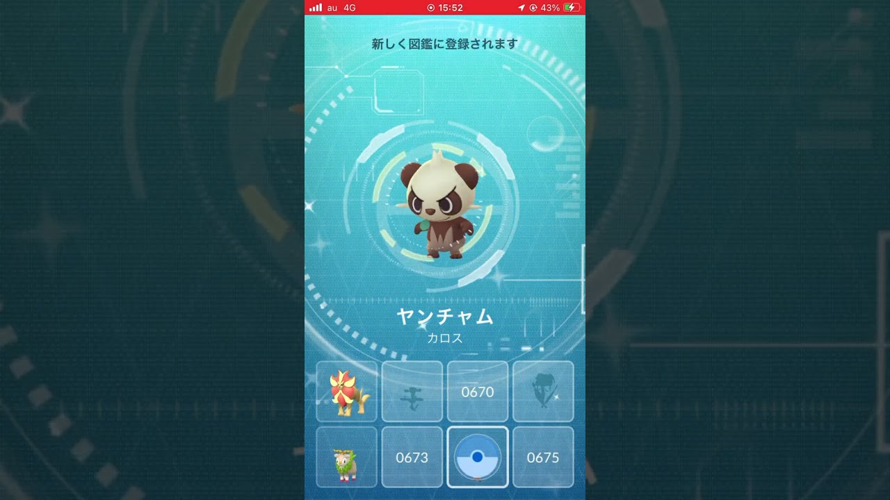 ヤンチャム色違い　図鑑登録演出#ポケモンgo #ポケモン