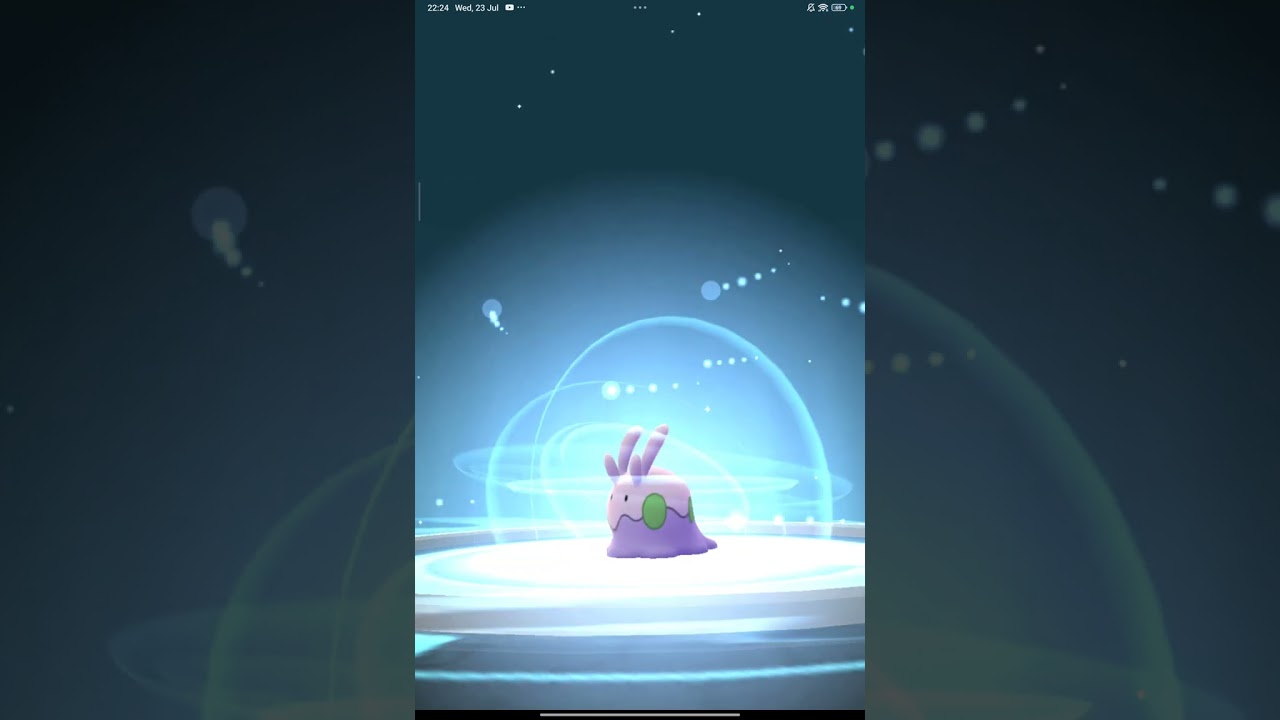 Caught 100% IV Sliggoo ⭐ #pokemongo #pokemon #sliggoo #wildpokemon #xiaomipad6