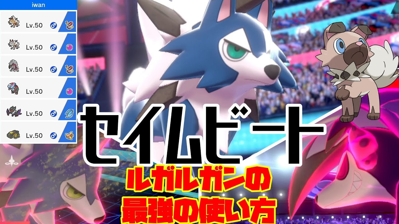 ルガルガン使いの本気！セイムビート！ルガルガン構築！【ポケモン剣盾】