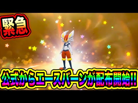 【緊急速報】公式からエースバーンが配布開始！！今すぐエースバーンを受け取れ！！【ポケモンSV/スカーレット/バイオレット/ポケモンGO】