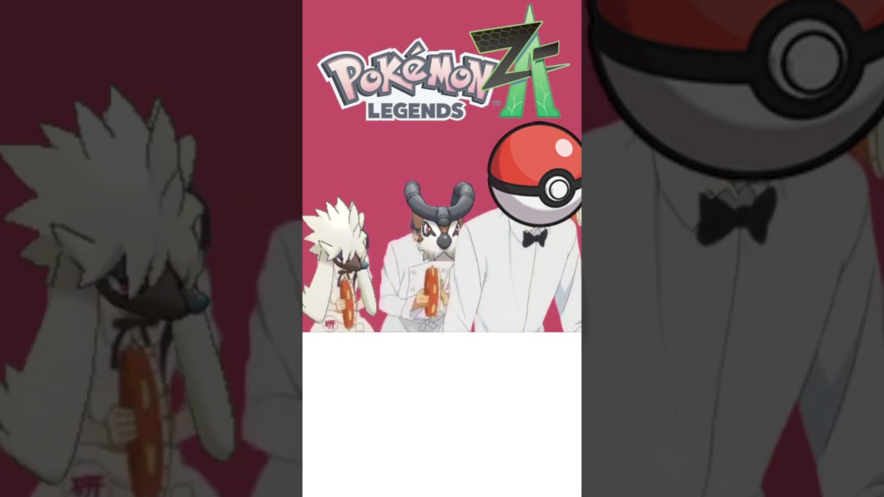 【ポケモンXY】トリミアンとゴーゴートがポケモンレジェンズZAを楽しみにしているだけ【MAD】#shorts
